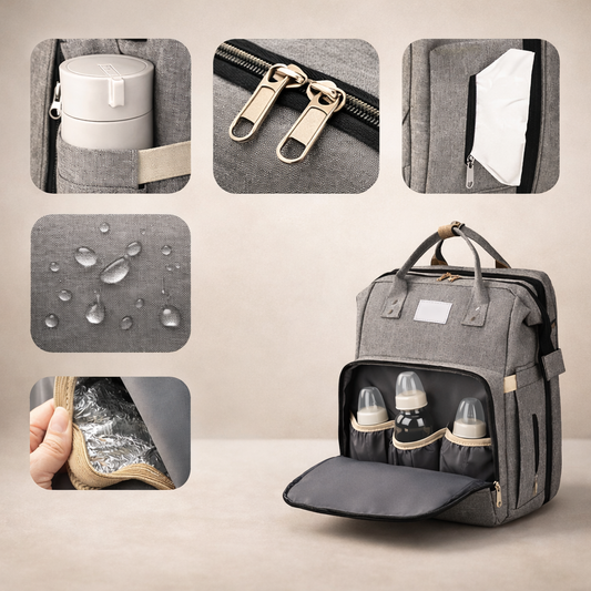 Mochila Cuna Portátil Multifuncional